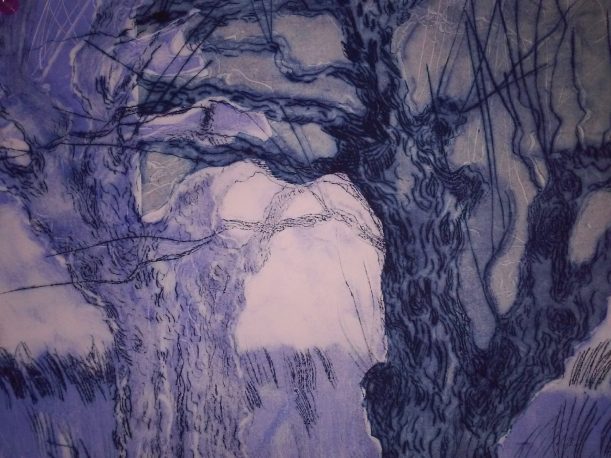 Two Apple Trees, hybrid print